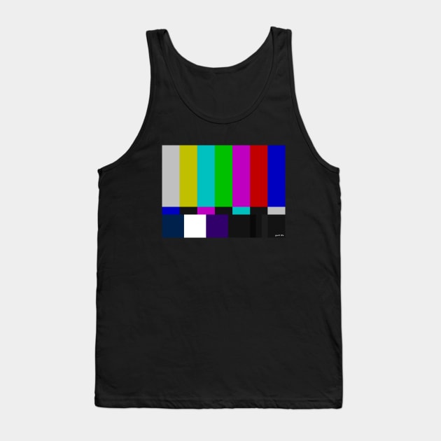 TV Color Bars Tank Top by genX life